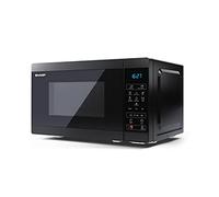Sharp 20L Freestanding Digital Solo Microwave - Black
