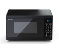 Sharp YC MS02U B Solo Microwave Oven in Black 20L 800W