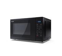 SHARP YC-MS252AU-B 25 Litre 900W Digital Microwave, 11 power levels, ECO Mode, defrost function, LED cavity light - Black