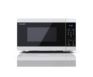 SHARP YC-MS252AU-W 25 Litre 900W Digital Microwave, 11 power levels, ECO Mode, defrost function, LED cavity light - White