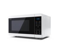 SHARP YC-MS252AU-W 25 Litre 900W Digital Microwave, 11 power levels, ECO Mode, defrost function, LED cavity light - White