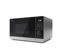 SHARP YC-PC284AU-S 28 Litre 900W Digital Combination Microwave Oven with 1250W Grill, 10 power levels, ECO Mode, defrost function, LED cavity light - Silver