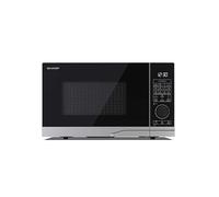 Sharp YC-PC284AU-S 28 Litre 900W Microwave Combi Oven with 1050W Grill & 2200W Convection Cooker Easy Clean - Silver/Black White