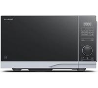 SHARP YC-PS234AE-S Microwave 900W 23L 10 Power Levels Eco Function Defrost Function Child Lock Silver / Black