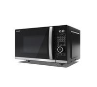 Sharp Yc-Qc254Au-B 25L 900W Microwave Oven With Grill And Convection - Black