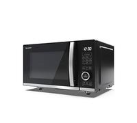 SHARP YC-QG204AU-B Compact 20 Litre 800W Digital FLATBED Microwave with 1050W Grill, 10 power levels, ECO Mode, defrost function, LED cavity light - Black
