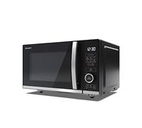 Flatbed Microwave Oven 800W 20L Sharp Black One Size