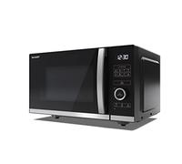 Sharp YC-QS254AU-B 25L 900W Flatbed Microwave Oven with ECO Function - Black