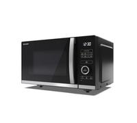 Sharp YC-QS254AU-B 25L 900W Flatbed Microwave Oven with ECO Function - Black