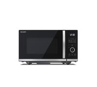SHARP YC-QS254AU-B 25 Litre 900W Digital FLATBED Microwave, 10 power levels, ECO Mode, defrost function, LED cavity light - Black