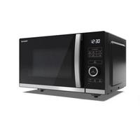 Sharp YCQS254AUB 900W 25 Litre Flatbed Microwave Oven, Black