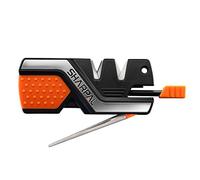 SHARPAL 101N 6-In-1 Pocket Knife Sharpener and Survival Tool, with Fire Starter, Whistle and Diamond Sharpening Rod, Quickly Restore and Hone Straight and Serrated Blade