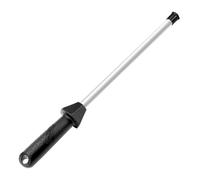 SHARPAL 118H Professional Ceramic Sharpening Rod, Steel Sharpening Rod, Sharpening Stick for Kitchen Knives with Anti-Breakage Cap, Built-in Angle Guide, 3000 Grit