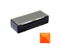 SHARPAL 162N Diamond Whetstone Knife Sharpener with Storage Base | 2 Side Grit Coarse 325 / Extra Fine 1200 | Diamond Sharpening Stone | Non-Slip Base