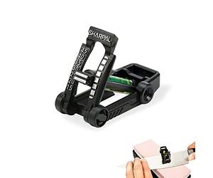SHARPAL 194H Whetstone Knife Blade Sharpener Sharpening Stone Angle Guide, Chisel/Plane Iron Blade Sharpening Guide, Knife Edge Angle Finder, Knife Sharpening Trainer (Angle from 15° to 45°)