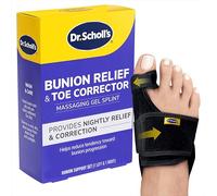 SharpCost Dr. Scholl's Bunion Relief & Toe Corrector, 1 Support Set (1 Left, 1 Right)