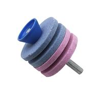 Sharpener Four-Layer Whetstone Lawnmower Double Grinding Drill Grinding Drill Cuts Mulching