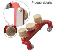 Sharpener Locator Sharpening Tool Chisel Sharpening Jig 9 * 28mm Metal Wood Sharpener Locator avoiding Slips During use Designed for Long Lasting use with Proper Durability and it with Metal (Red)