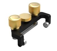 Sharpener Locator Sharpening Tool Chisel Sharpening Jig 9 * 28mm Metal Wood Sharpener Locator avoiding Slips During use Designed for Long Lasting use with Proper Durability and it with Metal (Black)