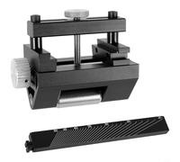 Sharpening Jig For Chisels And Planes With Fixed Angle Design And Aluminum Oxide Material For Woodworking Tools Red Black Color(black)