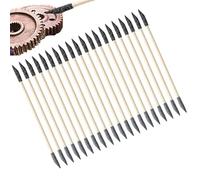 Sharpening Rods - Double End Precision Design, Fine Processing, Access to Tight Spaces, Lightweight Control Tool | Model Craft Use with 20 Piece Size Guide for Jewellery Furniture