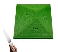 Sharpening Stone, 3D Non-Slip Angle Guide, Honing Stone Base with Precision Alignment Design, Whetstone Sharpening Pad for Kitchen Maintenance, Home Butcher Shop Grinding Block for Edge Restoration