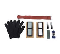 Sharpening Stone Set Professional Whetstone Sharpener Kit 400/1000 Grit + 3000/8000 Grit with Angle Guides and Cut Resistant Gloves for Home and Professional Use