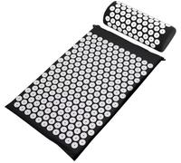 Sharper Image Acupressure Mat and Pillow Set - Back Mat for Pressure Point & Muscle Stimulation, Portable Pressure Mat with Travel Bag, Cushioned Full Body Acupressure Mats for Relief & Relaxation