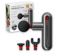 Sharper Image Massage Gun Small Compact Massage Gun for Muscle Relaxation with 4 Attachments and 4 Intensity Levels