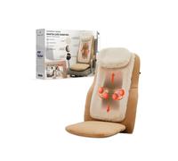 Sharper Image Luxe Shiatsu Massaging Chair Pad with Heat - 4 Nodes