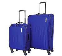 Sharper Image Odyssey Luggage Collection, Surf The Web, 2-Piece Set, Expandable 8-Wheel Spinner Carry on and Large Checked Luggage Set