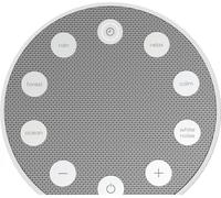 SHARPER IMAGE Sleep Therapy Sound Soother - White, White