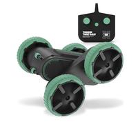 Sharper Image® Thunder Twist Rally - RC Stunt Car with Rechargeable Battery, High-Speed 360° Stunts, Double-Sided Driving, 2.4 GHz Remote Control, LED Lights, Flips & Spins Rotating Car Kids Toy Gift