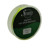 Sharpe's of Aberdeen Aquarex Gel Spun PE Micro Backing Line 30lb - 100M Ultra Thin High Strength Fly Fishing Backing, Smooth SST Finish, Increased Reel Capacity