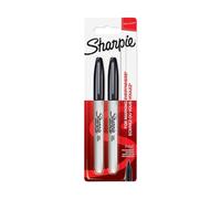 Sharpie 1985860 Fine Black Permanent Pen Pack of 12 twin Blister Packs