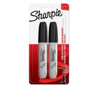 Sharpie 1986195 Ultra Fine Chisel Tip Black Permanent Pen Pack of 12 twin Blister Packs