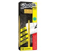 Sharpie 1mm Line Yellow Marker Pen [Pack 12] S0305101