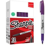 Sharpie 2025034 Marker Fine Bullet - Purple Non Refillable Pack of 12