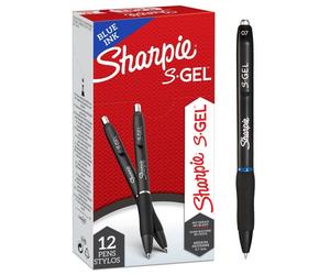 Sharpie 2136600 S-Gel Blue 0.7mm point Pen Pack of 12