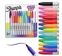 Sharpie 24 Pce Glam Pop Permanent Markers Fine Point - 2198779