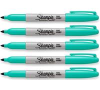Sharpie Aqua Markers, Fine Point Tip, Permanent Markers, 5-Count