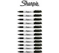 SHARPIE Black FINE Point Bullet Tip Permanent Marker Pens - Multiple Quantities