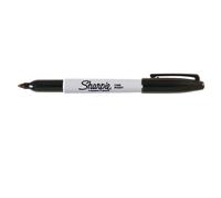 Sharpie Black Permanent Marker Pens - Fine Bullet Tip, Original & Genuine