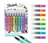 Sharpie Clear View Highlighters 8/Pkg-Yellow, Green, Pink & Orange/2 Each