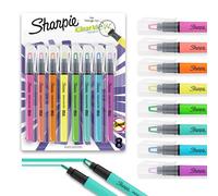 Sharpie Clear View Highlighters 8/Pkg-Yellow, Green, Pink & Orange/2 Each