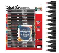 Sharpie Creative Marker Acrylic Paint Pens | Bullet Tip Water-Based Paint Markers | Lake Green | No-Bleed Ink Writes on Most Surfaces | Crafting & Art Supplies | 6 Count
