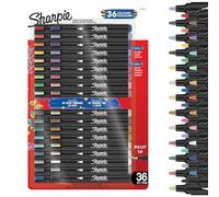 Sharpie Creative Marker Acrylic Paint Pens | Water-Based Paint Markers | No-Bleed Ink Writes on Most Surfaces | Bullet Tip | Crafting & Art Supplies | Warm Tones | 12 Count