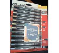 Sharpie Creative Marker Acrylic Paint Pens | Bullet Tip Water-Based Paint Markers | Lake Green | No-Bleed Ink Writes on Most Surfaces | Crafting & Art Supplies | 6 Count
