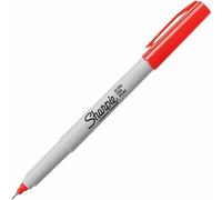 Sharpie DYMO Ultra Fine Point Red Permanent Marker, Multi-Colour, Plastic