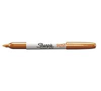 Sharpie Fine Metallic Permanent Marker - Bronze (Box of 12)